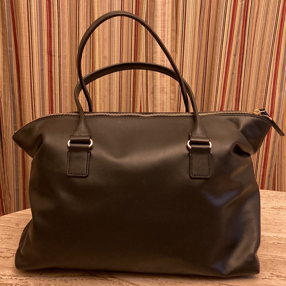 Kate Spade Hampton Road "Theresa" Black Leather Medium Bag - Picture 3 of 7